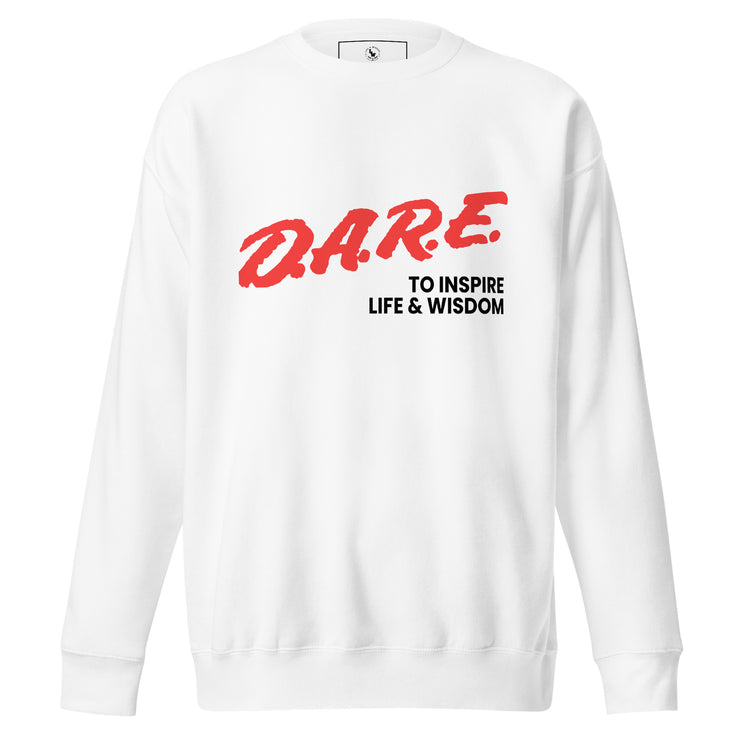 D.A.R.E Crewneck Sweater (White)